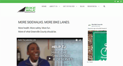 Desktop Screenshot of bikewalkgreenville.org